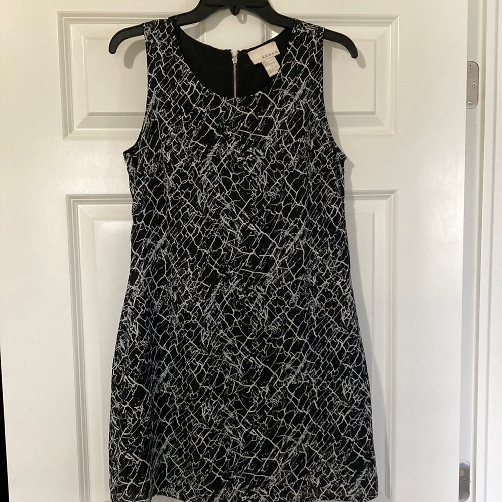 Kenar Black and White Patterned Women's Dress size 4